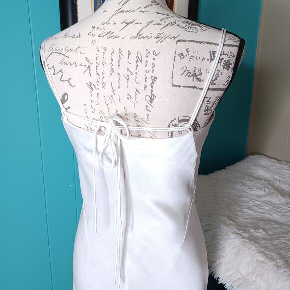 CAMILLA AND MARC Acacia Ivory Square Neck Midi Dress Size 4 - Picture 4 of 10